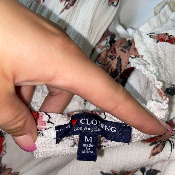 Off shoulder floral top - Picture 2 of 2